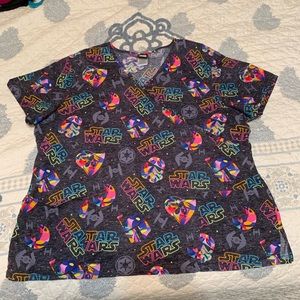 Scrub top ~ Star Wars theme